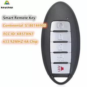 for Nissan Pathfinder Murano 2019 - 2021 Smart Key Remote Fob S180144905 KR5TXN7 - Imagen 1 de 4