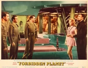 Forbidden Planet Re-Print Lobby Card Photo w/ Free Top Loader - Picture 1 of 2