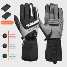 ROCKBROS Cycling Gloves Motorcycle Riding Hiking Snow Glove USB Electric Heated