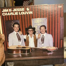 SIGNED Jim & Jesse & Charlie Louvin – Soundwaves SWS3308 VG+ AUTOGRAPHED