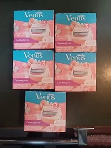 Gillette Venus Comfortglide White Tea CARTRIDGES,5- 4 cts - FREE SHIPPING - Picture 1 of 1