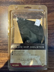 Allen Cortez OWB RH Holster Medium Frame Semi-Auto 3-4" Nylon Snap Black 44801 - Bild 1 von 3