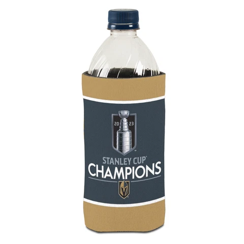 WinCraft  Vegas Golden Knights 2023 Stanley Cup Champions 20oz. Can Cooler Cover