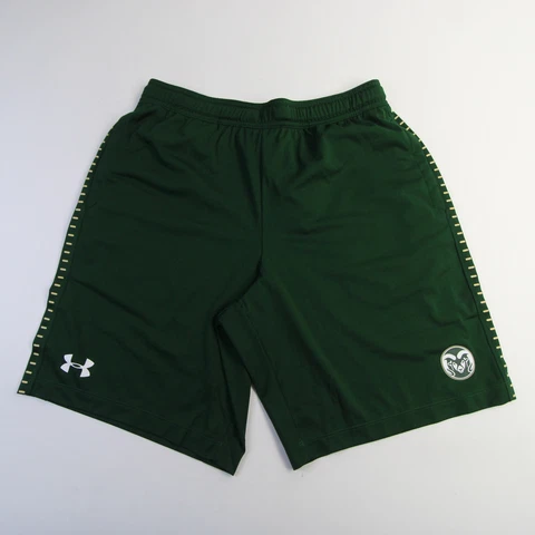 Colorado State Rams Under Armour HeatGear Athletic Shorts Men's Green New Cover