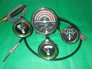 IH B250, B275, B414, 276, 354, 434,444 Tacómetro + Temperatura + Presión de aceite + Kit de medidor de amperios - Imagen 1 de 2