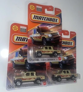 2025 Matchbox '17 Toyota Land Cruiser 78 109/125 Lot of 3 - Picture 1 of 5