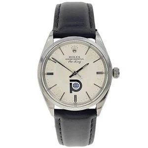 Rolex Air King Automatic Stainless Steel Men's Watch 34mm Pool Intairdril Dial - Picture 1 of 9