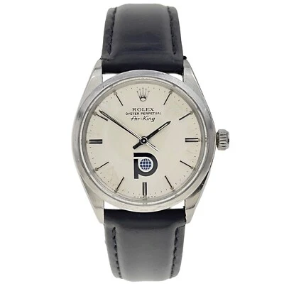 Reloj Rolex Air King automático de acero inoxidable para hombre 34 mm esfera piscina intairdril Foto 1 de 4