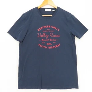 David Jones T Shirt Mens Adult Size Small Blue Short Sleeve Casual - Picture 1 of 9