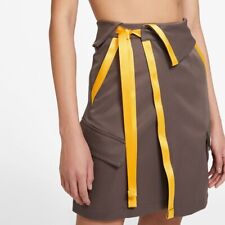 NIKE Women's AIR JORDAN Future Primal Utility Wrap Skirt Brown SIZE SMALL