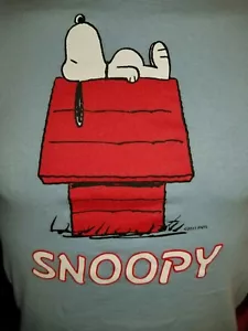 SNOOPY 2015 maglietta piccola azzurra, personaggio immaginario dei Peanuts Comics - Foto 1 di 5