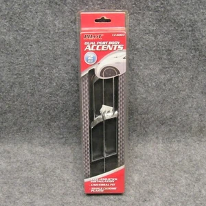 Pilot Automotive CZ-4003 Dual Port Body Accents Peel & Stick Chrome Finish 50502 - Picture 1 of 6