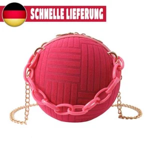 Kette Basketball Tasche Mode Samt Handtaschen für Teenager Mädchen (Rose Red) - Bild 1 von 10