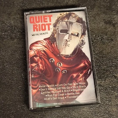 Quiet Riot Metal Health Cassette Tape 1983 CBS/Pasha Rock TESTED Works  - Image 1 of 4
