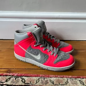 Nike Dunk scarpe da ginnastica Hyperfuse sneaker UK 7,5 EU 42 rosa grigio 454498-001 alte - Foto 1 di 11