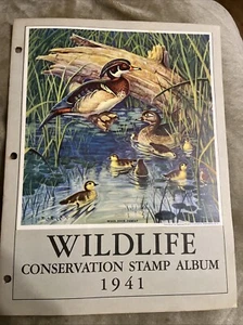 1941 Wildlife Conservation Stamp Album - Picture 1 of 5