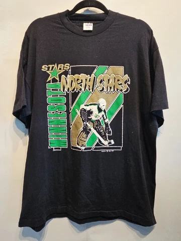 Vtg 1991 Minnesota North Stars NHL Hockey T Shirt Stanley Cup Playoff Mens XL Cover