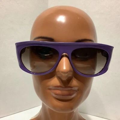 Vintage Anne Klein II For Riviera Purple Sunglasses Made Hong Kong - Image 1 of 4