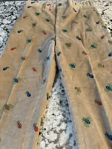 Vintage Corduroy Men’s Pants Size 35x30 Burton LTD, New York Stitched Bugs - Picture 1 of 12