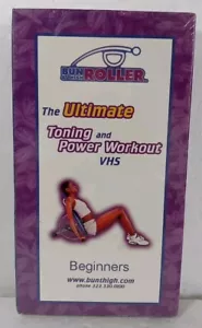 Bun & Thigh Roller The Ultimate Toning and Power Workout Beginners VHS - Picture 1 of 2