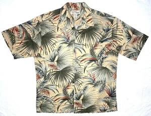 Vintage Tori Richard Men’s Button Up Tropical Hawaiian Shirt size L TR5 - Picture 1 of 5