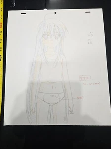 Shakugan no Shana - Anime Production Art - Shana in pantsu oversized sketch set - Bild 1 von 6