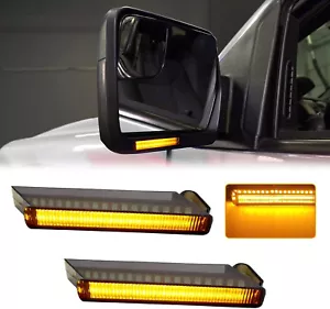 LED Side Mirror Sequential Turn Signal Light Lamp For Ford F150 F-150 2004-2014 - Picture 1 of 13