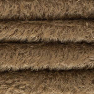 1/6 yd 300H Tuscan Chestnut INTERCAL 1/2" Ultra-Sparse Heirloom S-Finish Mohair