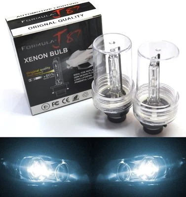 HID Xenon D2S Two Bulbs Head Light 6000K White Bi-Xenon High Low Beam Replace OE - Image 1 of 4