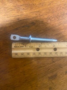 Fastenal Zinc Plated 3.25" Eye Lag Self tapping ceiling  Screw 100 count - Picture 1 of 3