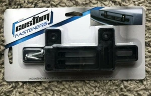 Custom Fasteners LICENSE PLATE TAG HOLDER MOUNT BUMPER KIT BRACKET CAR TRUCK  - Picture 1 of 3