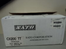 NEW SATO SHIPPING THERMAL BARCODE LABEL PRINTER SERIAL PARALLEL CX200 TT CX200TT