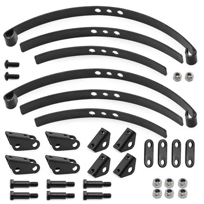 Für TAMIYA 1/14 LKW Blattfedern Aufhängung Vorder Hinter Federbrücke Upgrade - Bild 1 von 4