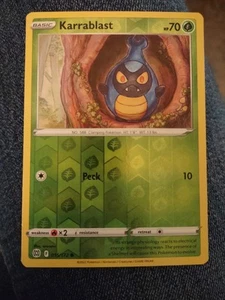 2022 Pokémon Karrablast 015/172 Reverse Holo Brilliant Stars SWSH - Picture 1 of 3