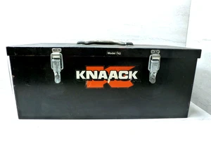 KNAACK 742 Tool Box w/Tray Sturdy Steel Toolbox 22"x9"x9" Fuul Length Hinge - Picture 1 of 7