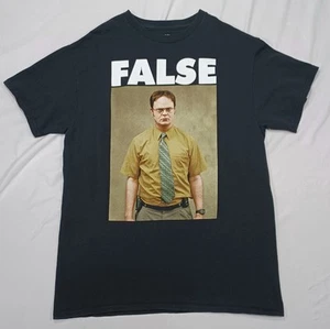 Camiseta The Office Dwight Schrute "Falsa" Negra Ondulación Junction Para Hombre Mediana - Imagen 1 de 12