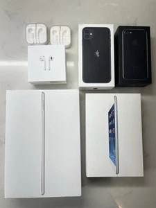 Lot de 5 coques VIDES Apple iPhone et iPad, 2 coques casque, boîte seule - Photo 1 sur 2
