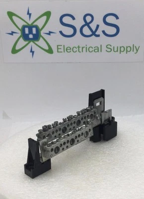 Crouse Hinds 26 Position Combo Neutral Isolated Grounding Bar 7 1/4" x 3" - Image 1 of 4