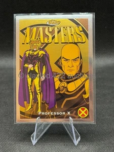 2025 TOPPS FINEST X-MEN 97 - Professor X #84  Rare Gold Masters Base Marvel - Picture 1 of 2