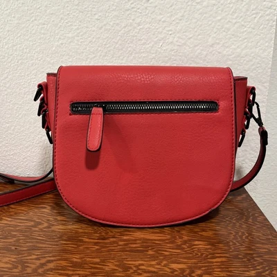 Yoki 斜挎包马鞍包钱包红色 10x7x3 — 第 1/4 张图片