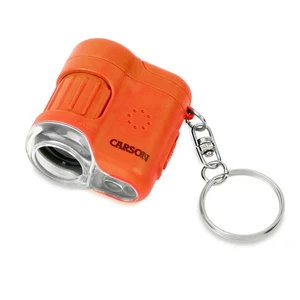 Carson 20x MicroMini Microscopio tascabile illuminato a LED, arancione, MM-280O - Foto 1 di 8