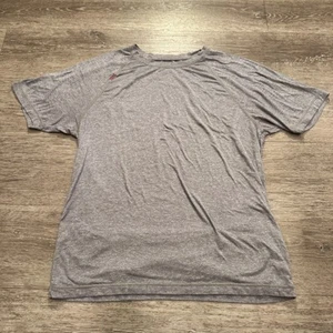 Rhone Shirt Mens Medium Gray Short Sleeve Tee Stretch Performance Crew Neck - Picture 1 of 10
