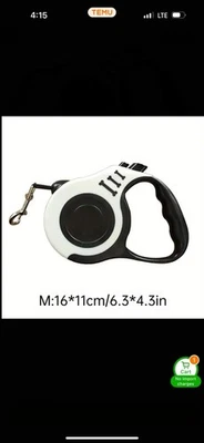 Один двойной переключатель домашних животных выдвижной поводок цветной кости узор собаки или кошки веревки - Изображение 1 из 4