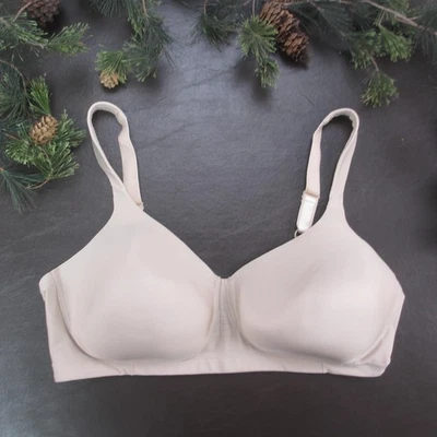 Sujetador Vanity Fair Mujer 40D Beige Desnudo Belleza Espalda Sin Alambres Figura Completa 71355 Foto 1 de 4