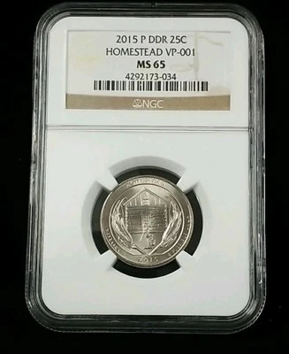 2015-P Washington Quarter NGC MS65 DDR Homestead Nebraska #4411 - Image 1 of 2