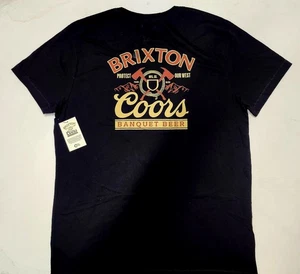 BRIXTON "BRIXTON/COORS BANQUET" COLLAB LIMITED EDITION...VERY RARE!...LG  - Picture 1 of 2