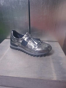 Zapatillas bajas TAMARIS como nuevas talla 37 plata negro plataforma mocasines 1826 - Imagen 1 de 14