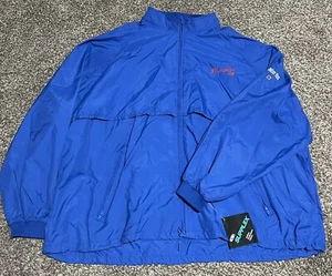 VTG NWT Sportsmaster Full Zip Jacket Men's 3XL Blue Vented Plumbers 98 Union Yes - Picture 1 of 5