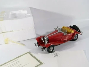 Franklin Mint n° B11EY72 Mercedes-Benz roadster 1/24 en boîte - Imagen 1 de 12