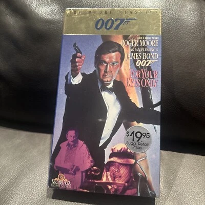 For Your Eyes Only - VHS - The Moore Classics 007 - NEW + SEALED - Image 1 of 4